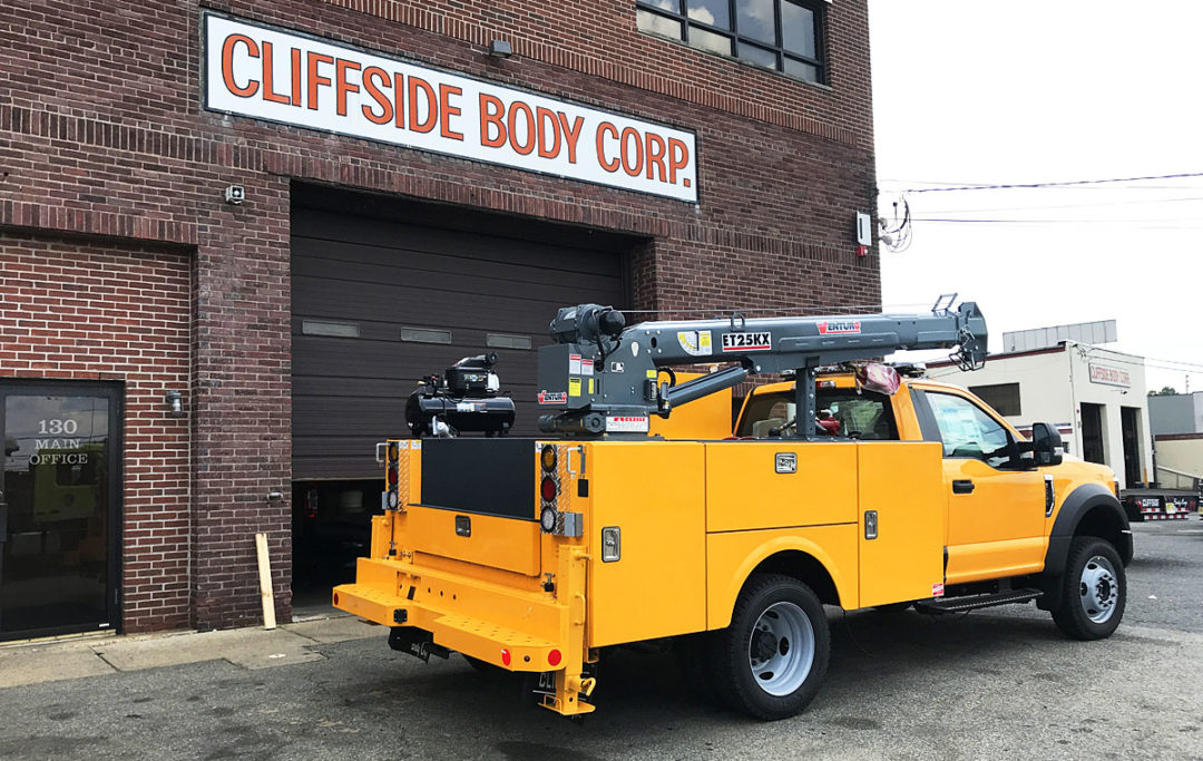 Electric Cranes Cliffside Body Truck Bodies & Equipment Fairview NJ