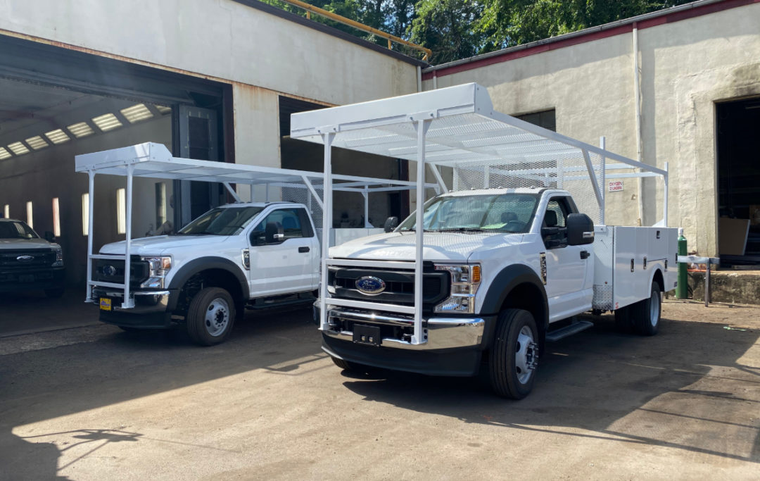 tow bar ladder rack